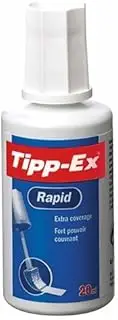 LONDON HERITAGE Tipp-Ex Rapid Correction Fluids Tippex Bottles - 4 Pack White