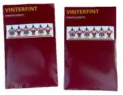 IKEA VINTERFINT 2022 Christmas Decoration, Mr and Mrs Santa Claus Paper Chain