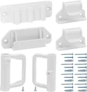 Retractable Baby Gate Replacement Parts Kit (White) Retractable Pet Gate Hardwar