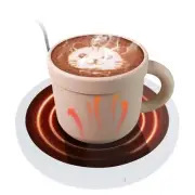POKALOTEA Cup Warmer, Coffee Thermal Coaster, Mug Warmer, Drink Warmer, 3 Level