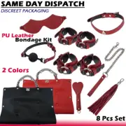 10-Piece Premium BDSM Bondage Set with Bag - Bed Restraint for Couples Sex Toy