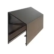 DECO 80 x 50mm 6.5m Monument DecoBatten QuickClick Angle Cover