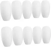 minkissy Diy Manicure Kit Pcs Ballet Nail Tips Matte Nail Art Stickers Full Coverage for Women