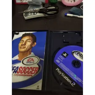 ps2遊戲光碟 fifa soccer