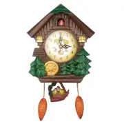 Accurate Timekeeping Wall Pendulum Clock With Cuckoo Sound For Home Decoration