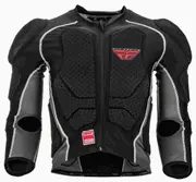 Fly Racing Barricade Long Sleeve CE Youth Protector Jacket, black