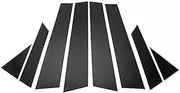 QASULER 8 Pcs Car Pillar Posts Window Door Trims Cover Parts, for Nissan, for Qashqai, J11 2016-2022 2016 2017 2018 2019 2020 2021 2022 Car Window Trim Cover