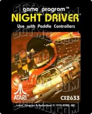 Atari 2600 Replacement Label - Night Diver