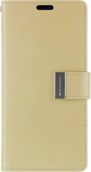 Goospery Rich Diary Case for Galaxy S21 Ultra - gold