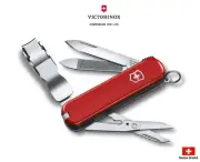 Victorinox Swiss Army Knife 65mm Nail Clip 580 Red Pocket Tools 0.6463