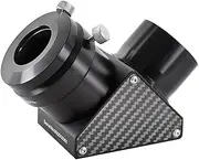 90-Degree High-Reflection Mirror 2 Inches 1.25 Inches Astronomical Telescope Accessories with Built-in Thread