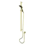 New Bathroom Shower Rail Airflo Brushed Brass Greens Tapware Skyla 186000BB