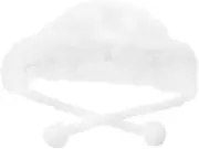 [Holibanna] Adorable Fox Ears Plush Hat Warm Skull Cap for Women Girls with Soft Ears Beanie White