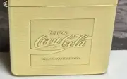 Rare Vintage 1993 Coca-Cola Zippo Gold Brushed Collectible With Box And Paper