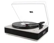 Record Player wireless Turntable w Built-in Speakers and USB Vintage Phonograph