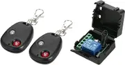 Eacam Smart Home 433Mhz DC 12V 1CH Wireless Remote Switch Relay Receiver Transmitter Universal Remote Control Switch Module and RF Transmitter Remote Controls 1527