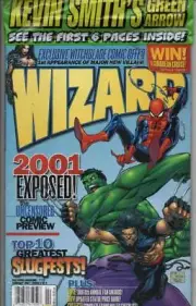 WIZARD #113 Magazine, NM, Spider-man, Sealed, 2001, with swag, Hulk Wolverine