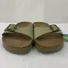 Birkenstock New w/ Box Madrid Faded Khaki Birkibuc Vegan Narrow - Select Size
