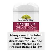 Natures Way Magnesium Chelate 1000mg 100 Tablets