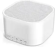 Magicteam Sound Machines White Noise Machine with 20 Non Looping Natural Soothing Sounds and Memory Function 32 Levels of Volume Powered by AC or USB and Sleep Sound Timer Therapy for Baby Kids Adults