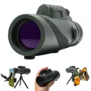 80X100 HD Powerful Monocular Portable Binoculars Long Range Telescope Camping