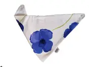 Poppy Party Bibdana Baby & Toddler Dribble Bib Burp Cloths Colour Blue & White