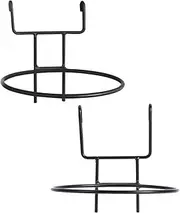 Generic Metal Wall Plant Holder Wall Mount Flower Pot Hangers 2pcs Railing Planter Hooks Indoor Plant Hanger Space-saving Design