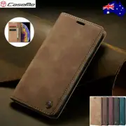 CaseMe Magnetic Leather Wallet Card Case For Samsung A54 A53 A73 A72 A52 A51 A71