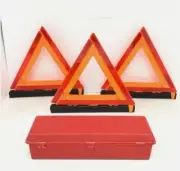 Cortina Safety Triangles Strato-Flare Emergency Warning Triangle Kit 219