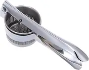 BRIGHTFUFU Multifunction Stainless Steel Potato Ricer and Food Pressing Tool for Juicing Fruits and Mashed Potatoes Manual Juicer with Handles