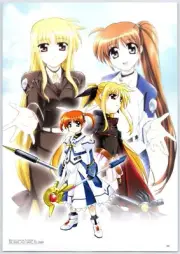 Poster Print Anime Lyrical Nanoha & Macross Frontier 2 Side 2008 Original