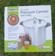 Presto 01781 Brushed Aluminum Pressure Cooker and Canner 23 qt