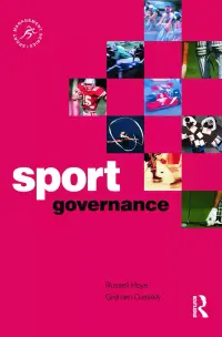 在飛比找博客來優惠-Sport Governance