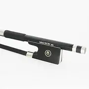 VINGOBOW 4/4 Size Natural Black Mongolia Horse Hair Carbon Fiber Violin Bow