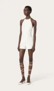 Valentino White Short JUMPSUIT With Tags- RRP$4,600 AUD