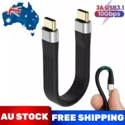 Short USB C Cable 4K USB C to USB C 3.1Data Sync Fast Charging USB C Data Cable