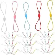 Tofficu 200pcs Elastic Finger Ring Lanyard Straps for Mobile Phones Versatile DIY Safety Rope for Cell Phone Accessories Compact High Elastic Strength for Everyday Use