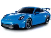 Tamiya 47496 1/10 RC Car TT-02 Chassis Porsche 911 GT3 992(Blue Painted Body)Kit