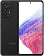 [Samsung] Galaxy A53 5G (SM-A536E/DS) Dual SIM,128 GB 6GB RAM, Factory Unlocked GSM, International Version - No Warranty - (Awesome Black)