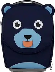 [Affenzahn] Children's Carry On Luggage Suitcase, Children's Trolley for Travelling, Bear - Dark Blue, Einheitsgröße, Children's Suitcase