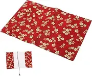 JEWEDECO Book Cover Book Case Bible Books Book Sleeve Covering Notebook Protectors Book Cloth Story Hand Book Jacket Stylish Book Protector Novel Dust Jacket Student Fabric Red Adjustable