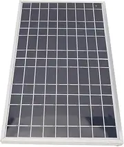 Portable Solar Panel, 30W 12V Solar Panel Charger, IP65 Water Safe, Built-in Alligator Clips, for Camping, Travel ﻿