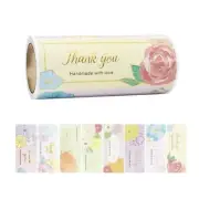 100Pcs Thank You Sticker 4x1.5Inch Thank You Labels Wedding Wrapping Sticker