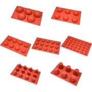Half Round Cone Silicone Mold Cake Baking Tool for Making Chocolate, Candy