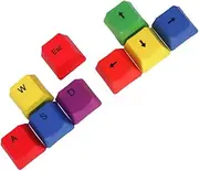 SEWACC 9Pcs Mechanical Keyboard Keycaps Custom Keycap Decoration for All Mechanical Keyboards Durable Lightweight Comfortable Touch Unisex Design for Gaming