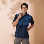 【EIDER】男印花配色多功能背心 / 21EDMM21611-[藍、黑]