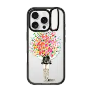 iPhone 16 Pro Impact Ring Stand Case MagSafe Compatible Abundance Flower Girl