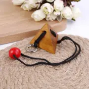 IQ rope wooden puzzle logic brain teaser string puzzles game for adults kids SC