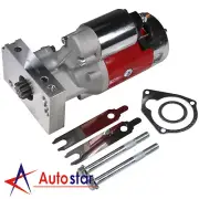 Red High Torque Mini Starter For Chevy Small & Big Block 153 168 T Compatible