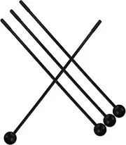 Hoement 2 Pairs Practical Drumsticks Durable Percussion Instruments for Jazz Drums Marching Band Multi Functional Double Ended Design for Snare Drums Stage Performance